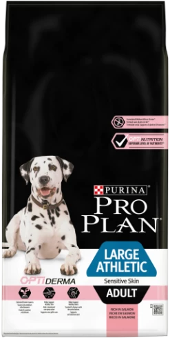 Pro Plan Optiderma Per Adulte Saumon Large Athletic -Miscota Soldes Boutique 111031 pro plan dog large adult athletic skin salmon 14kg front 1 g 1