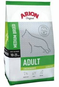 Arion Nourriture Pour Chiens Original Adult Medium Poulet Et Riz