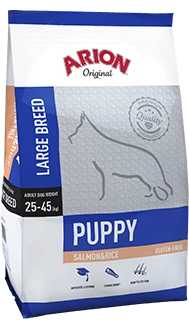 Arion Nourriture Pour Chiens Original Puppy Large Saumon Et Riz