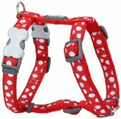 Red Dingo Harnais Taupe Blanc Rouge