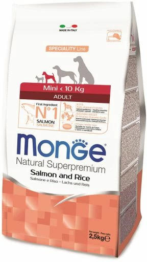 Monge NS Adult Mini Saumon Et Riz 3 Monge NS Adult Mini Saumon Et Riz