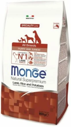 Monge Nourriture Pour Chiens NS Puppy Agneau, Riz Et Pomme De Terre -Miscota Soldes Boutique 118286 8009470011259 1 g