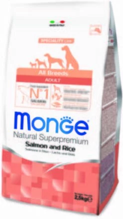 Monge Tourteau Pour Chiens NS Adult Saumon Et Riz -Miscota Soldes Boutique 118289 118281 8009470011297 1 jpg 2 g