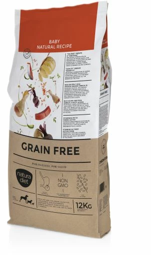 Natura Diet Baby Grain Free Pour Bébé Chiots, Sans Céréales 3 Natura Diet Baby Grain Free Pour Bébé Chiots, Sans Céréales