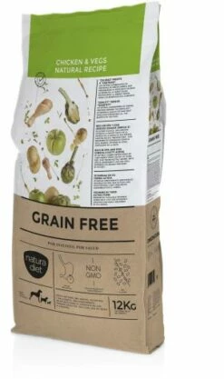 Natura Diet Grain Free Chicken & Vegs Au Poule & Légumes -Miscota Soldes Boutique 120384 8437013127592 2 g