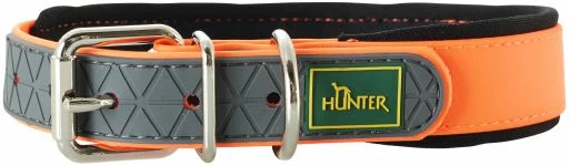 Hunter Collier De Commodité Pour Chiens Couleur Orange Fluo 3 Hunter Collier De Commodité Pour Chiens Couleur Orange Fluo