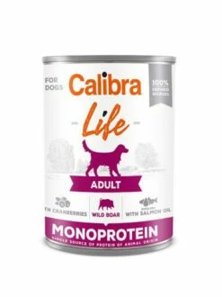 Calibra Nourriture Humide Life Adult Sanglier Et Myrtille Pour Chiens