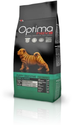 Optimanova Puppy Digestive Lapin Et Pomme De Terre -Miscota Soldes Boutique 126377 126377 126377 bag 03 2 0 0 g
