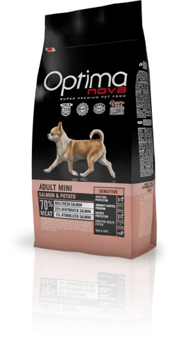 Optimanova Adult Mini Saumon Et Pomme De Terre Grain Free 7 Optimanova Adult Mini Saumon Et Pomme De Terre Grain Free – Image 5