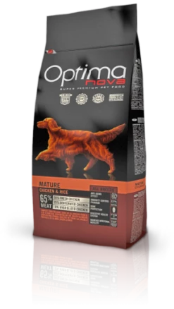 Optimanova Adult Mature Poulet Et Riz -Miscota Soldes Boutique 126384 bag 03 2 g