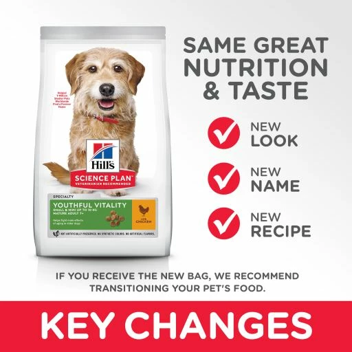 Hill's Science Plan Youthful Vitality Small & Mini Mature 7+ Au Poulet 9 Hill's Science Plan Youthful Vitality Small & Mini Mature 7+ Au Poulet – Image 7