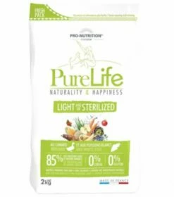 Flatazor Nourriture Pour Chiens Pure Life Chien Light/Sterilized -Miscota Soldes Boutique 158969 interna 1523569820 2 g