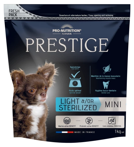 Flatazor Nourriture Pour Chiens Prestige Prestige Adult Mini Light/Sterilized 3 Flatazor Nourriture Pour Chiens Prestige Prestige Adult Mini Light/Sterilized