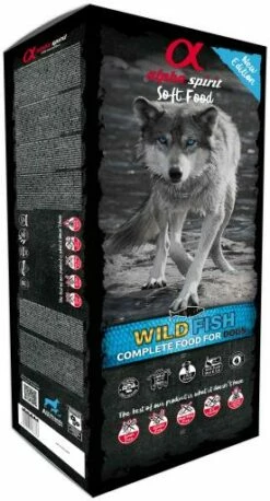 Alpha Spirit Nourriture Naturelle Pour Chiens Semi-Humide Multiprotein Poisson -Miscota Soldes Boutique 174060 173032 wild fish semi humedo 1 2 jpeg 3 6 jpeg 4 g