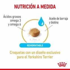 Royal Canin Yorkshire Terrier Ageing 8+ Pour Les Races De Chiens âgés -Miscota Soldes Boutique 174675 rc spt dry york8 cv 2 es es copia 3 g