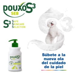 Douxo Shampooing S3 SEB Pour Chiens Et Chats -Miscota Soldes Boutique 3411113009977 5 DOUXO S3 SEB Gama 63bd382a39f49 g
