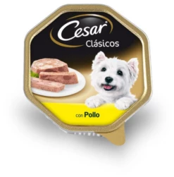 Lot 14 Cesar Nourriture Humide Pour Chiens à Saveur De Poulet Dans Une Cuve à Pâté -Miscota Soldes Boutique 38197 2 g