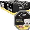 Lot 14 Cesar Nourriture Humide Pour Chiens à Saveur De Poulet Dans Une Cuve à Pâté -Miscota Soldes Boutique 38197 6 g