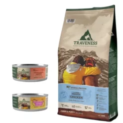 Traveness Discovery Travenes Puppies: Chicken Meal, Chicken Wet Food & Salmon Wet Food