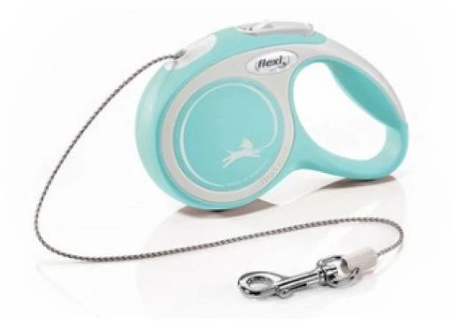 Flexi Laisse New Comfort Bleu Clair/blanc Lanyard 3 Flexi Laisse New Comfort Bleu Clair/blanc Lanyard