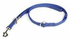 Julius K9 Laisse D'entraînement Caoutchoutée Bleue -Miscota Soldes Boutique 426383 azul 0 3 g