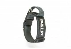 Julius K9 Collier De Couleur Et De Gris Avec Poignée Noire -Miscota Soldes Boutique 427038 collar color gray con asa 2 1 g