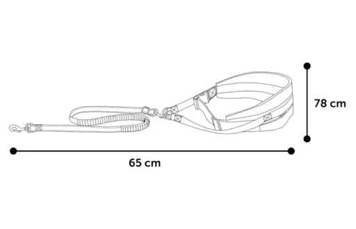 Flamingo Canicross Pour Chiens Avec Ceinture Réglable 140 Cm 7 Flamingo Canicross Pour Chiens Avec Ceinture Réglable 140 Cm – Image 5