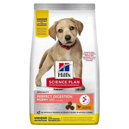 Hill's Science Plan Puppy Large Breed Digestion Parfaite Avec Poulet Et Riz 3 Hill's Science Plan Puppy Large Breed Digestion Parfaite Avec Poulet Et Riz