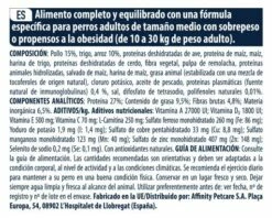 Advance Nourriture Medium Light Poulet Et Riz 15 Advance Nourriture Medium Light Poulet Et Riz -Miscota Soldes Boutique 65 7 7 g