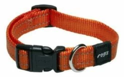 Rogz Collier Réfléchissant Ajustable Utility Orange