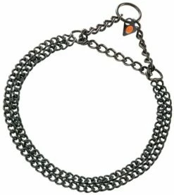HS Sprenger Collier étrangleur Double Semi-double En Acier Inoxydable Noir