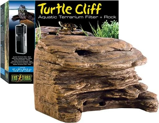 Exo Terra Filtre Et Rock Pour Tortue Turtle Cliff 3 Exo Terra Filtre Et Rock Pour Tortue Turtle Cliff