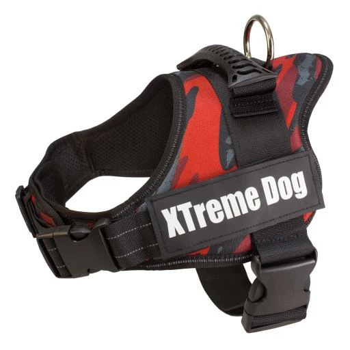 Arquivet Harnais Camouflage Xtreme Dog Rouge 3 Arquivet Harnais Camouflage Xtreme Dog Rouge