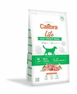 Calibra Nourriture Pour Chiens D'agneau De Race Moyenne Life Adult