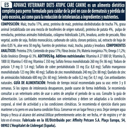 Advance Tourteau Atopic Care Canine 10 Advance Tourteau Atopic Care Canine – Image 8