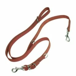 Gloria Pets Correa De La Peau Rouge Nobuk Foncé Corre