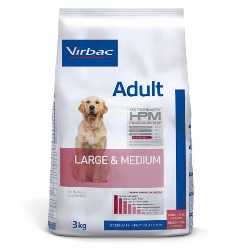 HPM Nourriture Veterinary Adult Large & Medium 3 HPM Nourriture Veterinary Adult Large & Medium