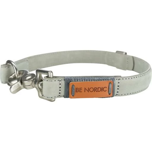 Trixie Collier En Cuir Gris 3 Trixie Collier En Cuir Gris