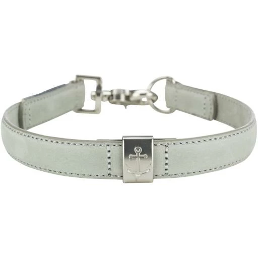 Trixie Collier En Cuir Gris 4 Trixie Collier En Cuir Gris – Image 2