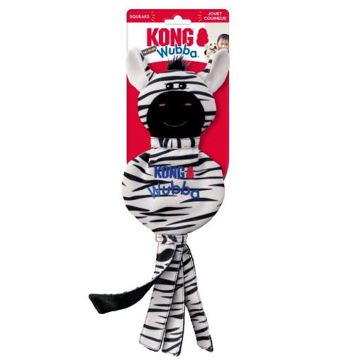 KONG Wubba No Stuff Zebra Jouet Pour Chiens 5 KONG Wubba No Stuff Zebra Jouet Pour Chiens – Image 3