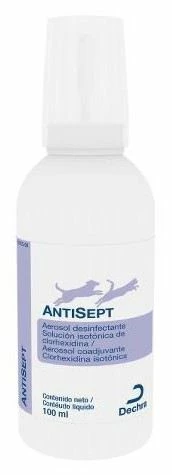 Dechra Désinfectant Antisept - 100 Ml (Chlorhexidine Spray)