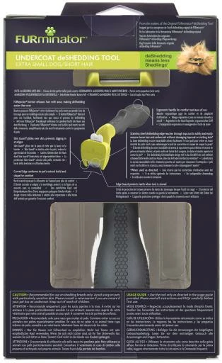 FURminator Brosse à Poils Courts Pour Chiens De Petite Taille 11 FURminator Brosse à Poils Courts Pour Chiens De Petite Taille – Image 9