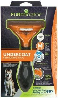 FURminator Brosse Pour Chiens à Poil Court Moyen 15 FURminator Brosse Pour Chiens à Poil Court Moyen -Miscota Soldes Boutique cepillo para perros medianos de pelo corto 6 g