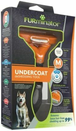 FURminator Brosse Pour Chiens à Poil Court Moyen 16 FURminator Brosse Pour Chiens à Poil Court Moyen -Miscota Soldes Boutique cepillo para perros medianos de pelo corto 8 g