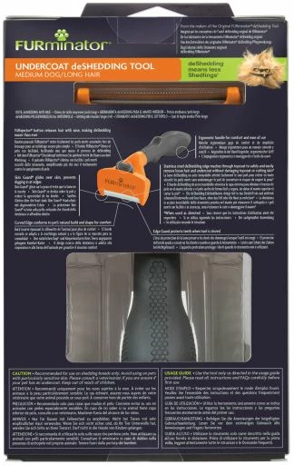 FURminator Brosse Pour Chiens à Poils Mi-Longs 11 FURminator Brosse Pour Chiens à Poils Mi-Longs – Image 9