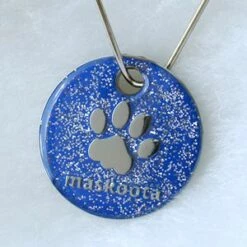 Maskoota Chapa Circular 13 Maskoota Chapa Circular -Miscota Soldes Boutique chapa circular purpurina redonda azul frontal 5 g