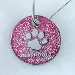 Maskoota Chapa Circular 14 Maskoota Chapa Circular -Miscota Soldes Boutique chapa circular purpurina redonda rosa frontal 6 g