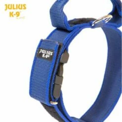 Julius K9 Couleur Du Collier : Gris Avec Poignée Bleue -Miscota Soldes Boutique collar azul julius con asa 62dfd3ff2d67c g