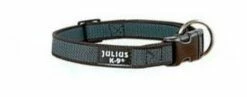 Julius K9 Collier En Nylon Avec Anneau Noir -Miscota Soldes Boutique collar color gray idc negro 20 mm 1 g