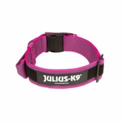 Julius K9 Collier Couleur Et Gris Avec Poignée Rose -Miscota Soldes Boutique collar con mango jk9 rosa 62dfd52d21ce1 g